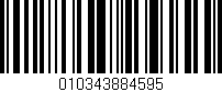 Código de barras (EAN, GTIN, SKU, ISBN): '010343884595'