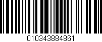 Código de barras (EAN, GTIN, SKU, ISBN): '010343884861'
