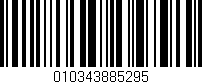 Código de barras (EAN, GTIN, SKU, ISBN): '010343885295'