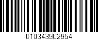Código de barras (EAN, GTIN, SKU, ISBN): '010343902954'