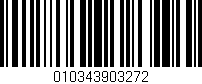 Código de barras (EAN, GTIN, SKU, ISBN): '010343903272'