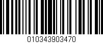 Código de barras (EAN, GTIN, SKU, ISBN): '010343903470'