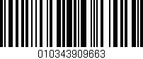 Código de barras (EAN, GTIN, SKU, ISBN): '010343909663'