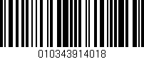 Código de barras (EAN, GTIN, SKU, ISBN): '010343914018'