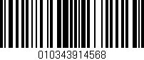 Código de barras (EAN, GTIN, SKU, ISBN): '010343914568'