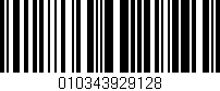 Código de barras (EAN, GTIN, SKU, ISBN): '010343929128'