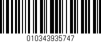 Código de barras (EAN, GTIN, SKU, ISBN): '010343935747'