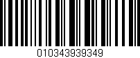 Código de barras (EAN, GTIN, SKU, ISBN): '010343939349'