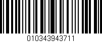 Código de barras (EAN, GTIN, SKU, ISBN): '010343943711'