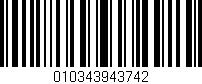 Código de barras (EAN, GTIN, SKU, ISBN): '010343943742'