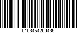 Código de barras (EAN, GTIN, SKU, ISBN): '0103454209439'