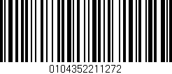 Código de barras (EAN, GTIN, SKU, ISBN): '0104352211272'