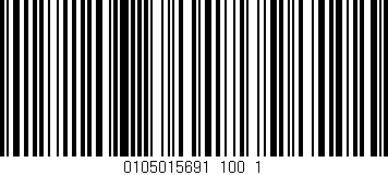 Código de barras (EAN, GTIN, SKU, ISBN): '0105015691_100_1'