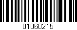 Código de barras (EAN, GTIN, SKU, ISBN): '01060215'
