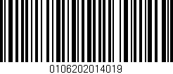 Código de barras (EAN, GTIN, SKU, ISBN): '0106202014019'