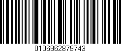 Código de barras (EAN, GTIN, SKU, ISBN): '0106962879743'