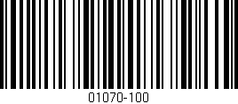 Código de barras (EAN, GTIN, SKU, ISBN): '01070-100'
