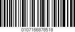 Código de barras (EAN, GTIN, SKU, ISBN): '0107166878518'