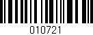 Código de barras (EAN, GTIN, SKU, ISBN): '010721'