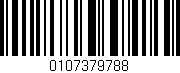 Código de barras (EAN, GTIN, SKU, ISBN): '0107379788'