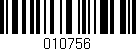 Código de barras (EAN, GTIN, SKU, ISBN): '010756'