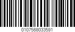 Código de barras (EAN, GTIN, SKU, ISBN): '0107568033591'