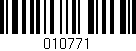 Código de barras (EAN, GTIN, SKU, ISBN): '010771'