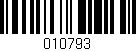 Código de barras (EAN, GTIN, SKU, ISBN): '010793'
