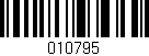 Código de barras (EAN, GTIN, SKU, ISBN): '010795'