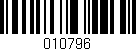 Código de barras (EAN, GTIN, SKU, ISBN): '010796'