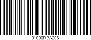 Código de barras (EAN, GTIN, SKU, ISBN): '01080RBA206'