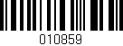 Código de barras (EAN, GTIN, SKU, ISBN): '010859'