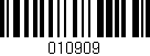 Código de barras (EAN, GTIN, SKU, ISBN): '010909'