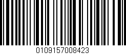 Código de barras (EAN, GTIN, SKU, ISBN): '0109157008423'