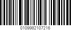 Código de barras (EAN, GTIN, SKU, ISBN): '0109982107216'