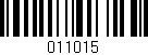 Código de barras (EAN, GTIN, SKU, ISBN): '011015'