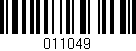 Código de barras (EAN, GTIN, SKU, ISBN): '011049'