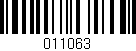 Código de barras (EAN, GTIN, SKU, ISBN): '011063'