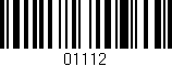 Código de barras (EAN, GTIN, SKU, ISBN): '01112'
