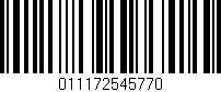Código de barras (EAN, GTIN, SKU, ISBN): '011172545770'