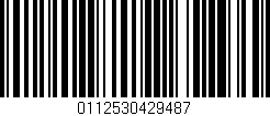 Código de barras (EAN, GTIN, SKU, ISBN): '0112530429487'