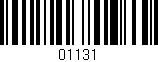 Código de barras (EAN, GTIN, SKU, ISBN): '01131'