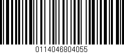 Código de barras (EAN, GTIN, SKU, ISBN): '0114046804055'
