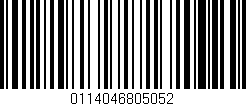 Código de barras (EAN, GTIN, SKU, ISBN): '0114046805052'