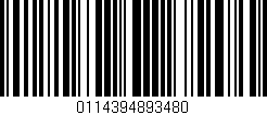 Código de barras (EAN, GTIN, SKU, ISBN): '0114394893480'