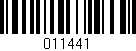 Código de barras (EAN, GTIN, SKU, ISBN): '011441'