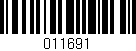 Código de barras (EAN, GTIN, SKU, ISBN): '011691'