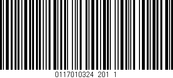 Código de barras (EAN, GTIN, SKU, ISBN): '0117010324_201_1'
