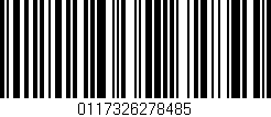 Código de barras (EAN, GTIN, SKU, ISBN): '0117326278485'