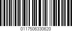 Código de barras (EAN, GTIN, SKU, ISBN): '0117506330620'